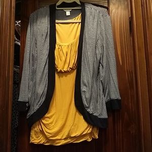 Tank & cardigan